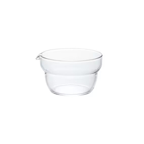 HEAT RESISTANT GLASS SINGLE SPOUT BOWL 100ML