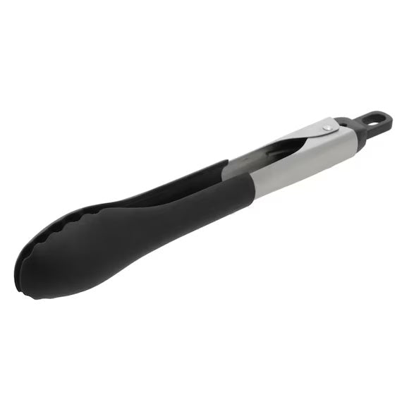 SILICONE STAINLESS TONG M KT03