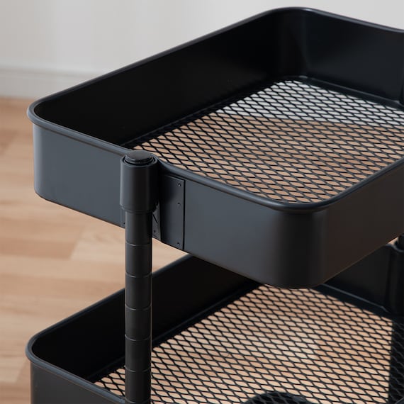 STEEL WAGON TROLLEY COMPACT BK