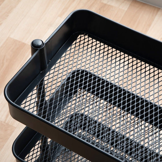 STEEL WAGON TROLLEY COMPACT BK