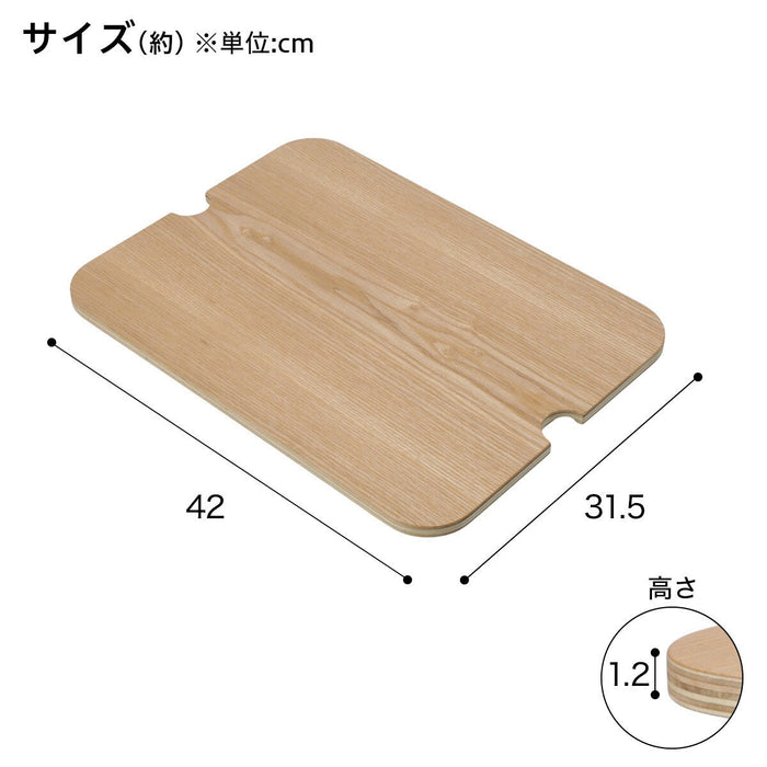 NON-SLIP WOOD TRAY FOR  STEEL WAGON TOROLLEY