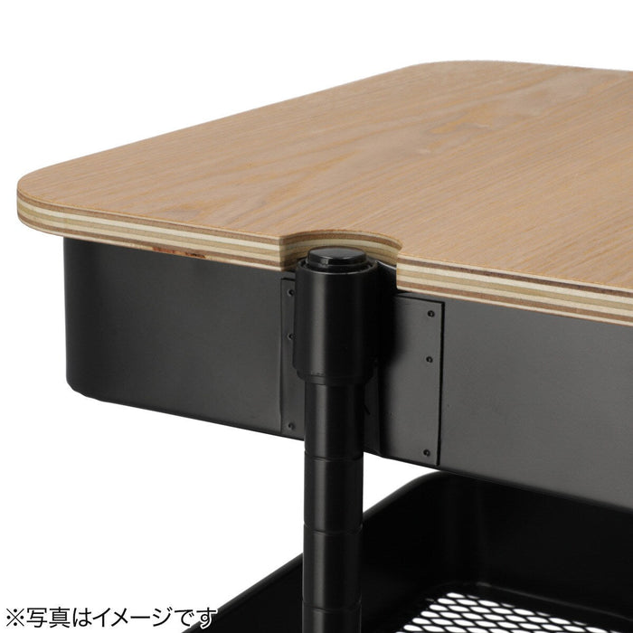 NON-SLIP WOOD TRAY FOR  STEEL WAGON TOROLLEY S