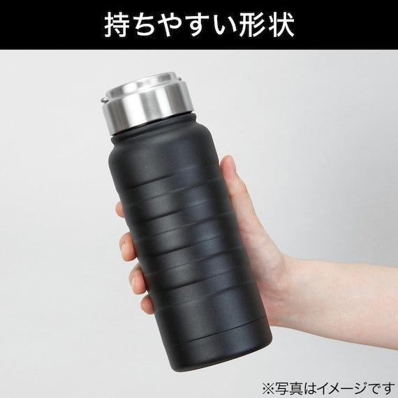 DOUBLE WALL WATER BOTTLE 530ML BK