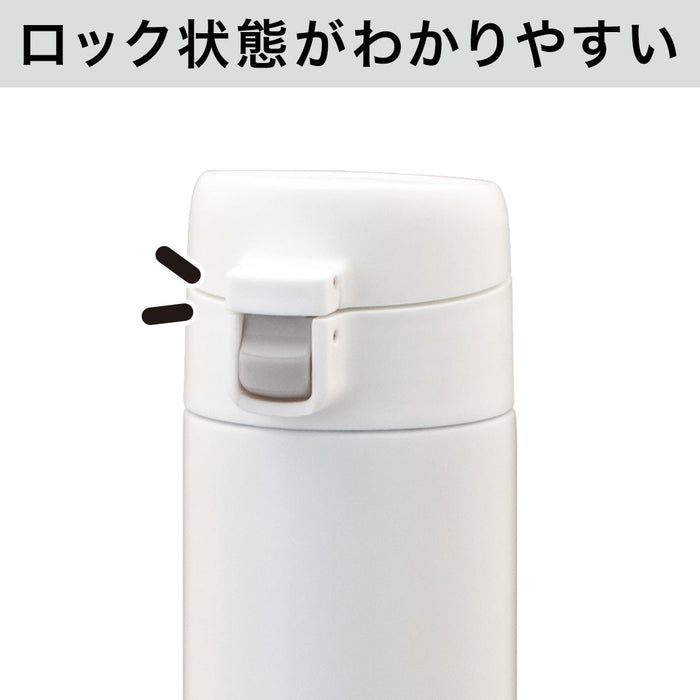 STAINLESS ONE TOUCH BOTTLE 370ML WH