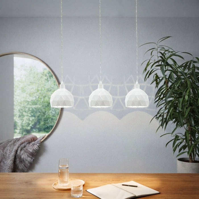 PENDANT LAMP 97857 WHITE TRIANGLE 3L WH