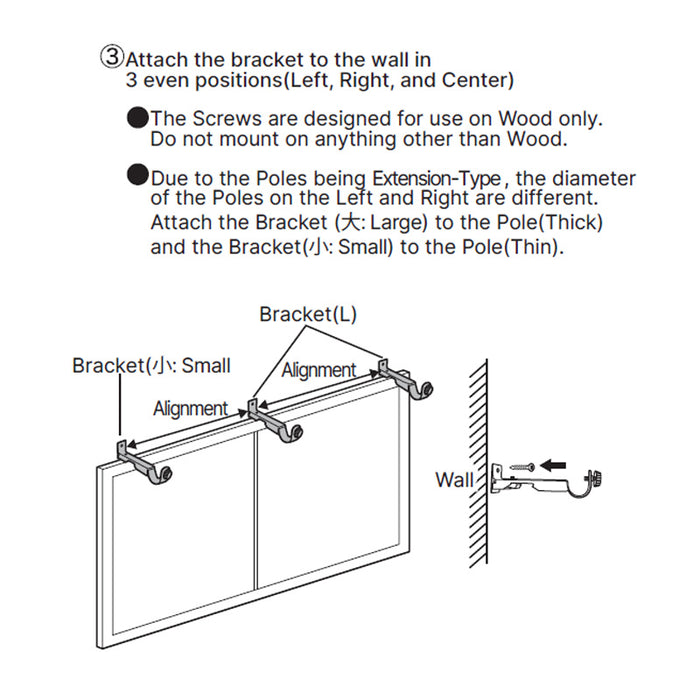 THANH TREO RÈM LINH HOẠT FRESCO3 DBR 2M/W