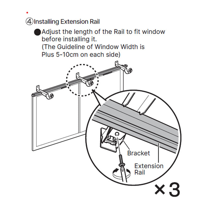THANH TREO RÈM LINH HOẠT FRESCO3 DBR 2M/W