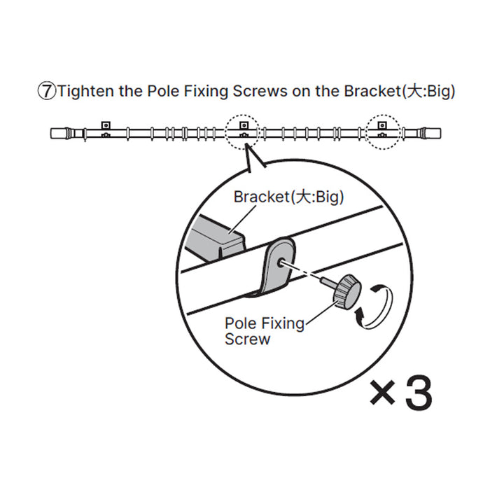 THANH TREO RÈM LINH HOẠT FRESCO3 DBR 3M/W