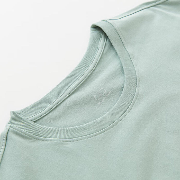 ÁO THUN NAM MODAL COTTON CỔ TRÒN TAY NGẮN MÀU XÁM XANH SIZE XXL