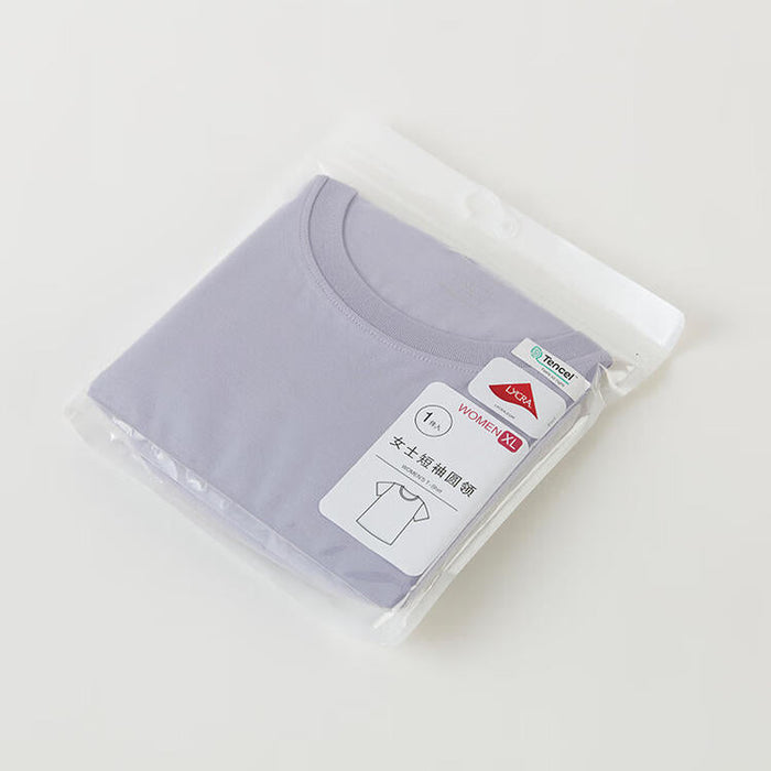 WOMEN MODAL COTTON UNECK SHORT PU L