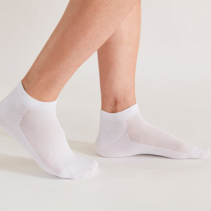 MEN SOCKS ANKLE WH