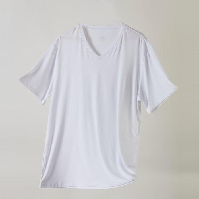 MEN MODAL VNECK SHORT WH XXL