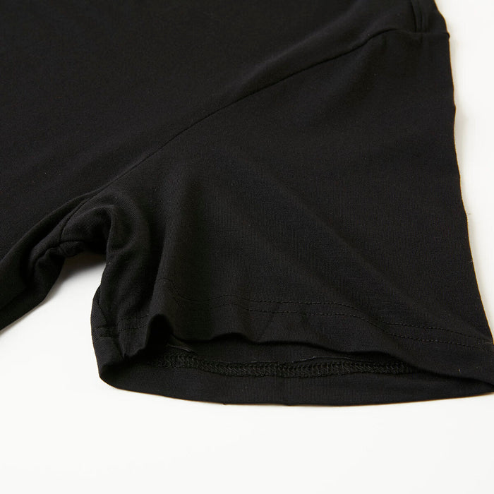 ÁO THUN NAM MODAL CỔ TRÒN TAY NGẮN MÀU ĐEN SIZE M