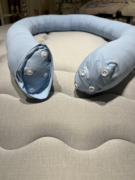 N COOL FLUFFY CIRCULAR PILLOW BLUE P2572