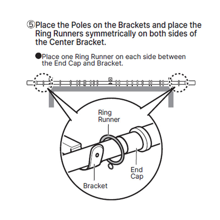 THANH TREO RÈM LINH HOẠT FRESCO3 WH 2M/S