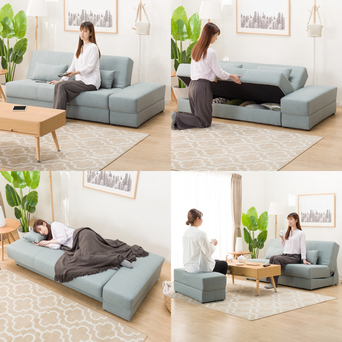 CONTAINERBLE SOFABED MOBEL4 GY