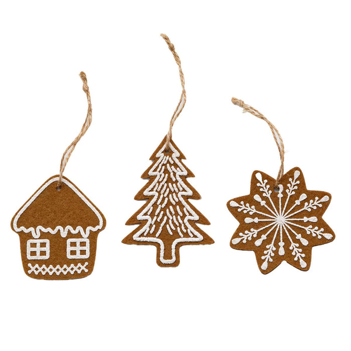 CHRISTMAS ORNAMENT COOKIE 3P D N5GL