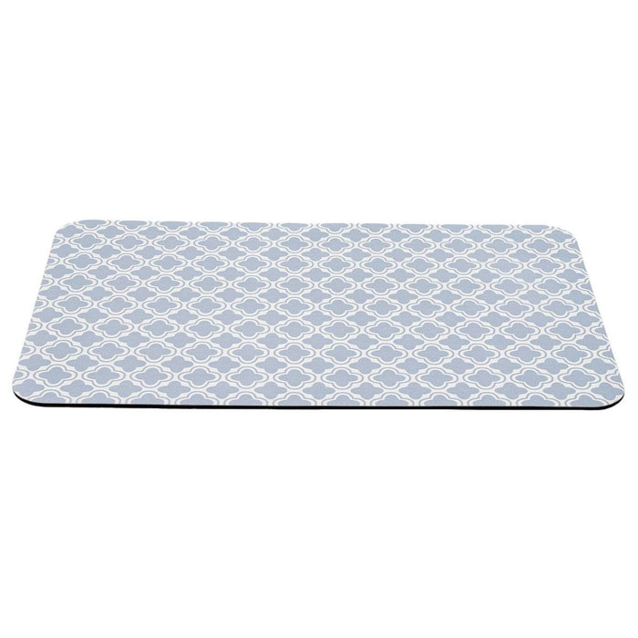 THẢM NHÀ TẮM MỀM HỌA TIẾT QUARTERFOIL XANH 38X59 NA02