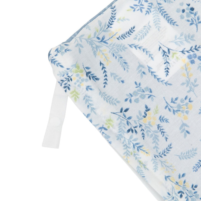 COMFORTER COVER PT51 FLOWER PATTERN BL S