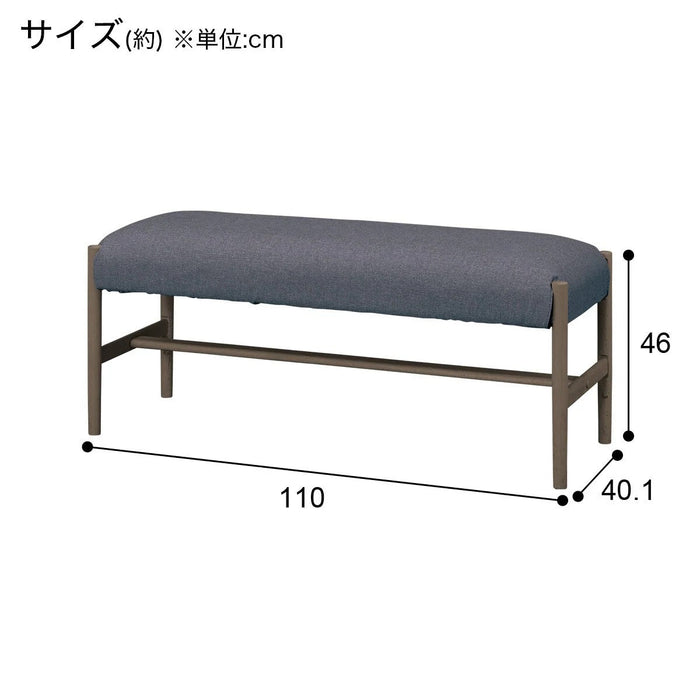 BENCH N COLLECTION B-34 GY/NSF-MGY