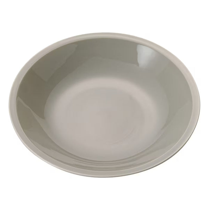 ULTRA LIGHTWEIGHT 22CM ROUND DEEP PLATE KARU:ECLE RIM PLATE GY