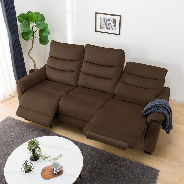 3 ELECTRIC 3P SOFA N-BELIEVA 3 MICROFIBER BR