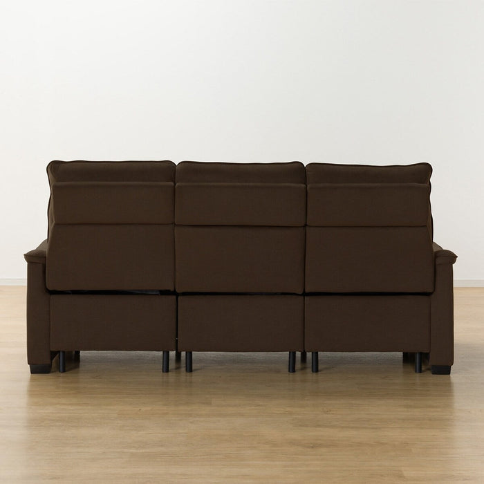 3 ELECTRIC 3P SOFA N-BELIEVA 3 MICROFIBER BR