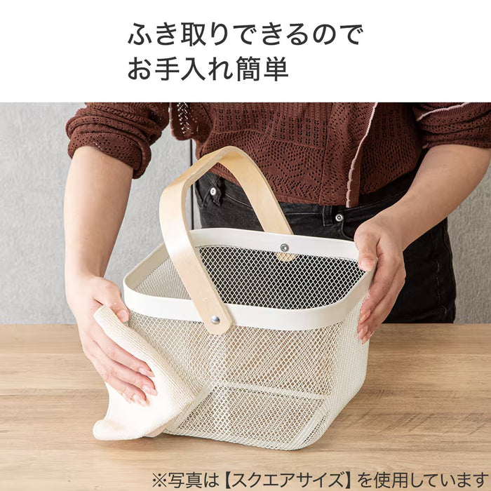 BASKET ET02 RECTANGLE WH