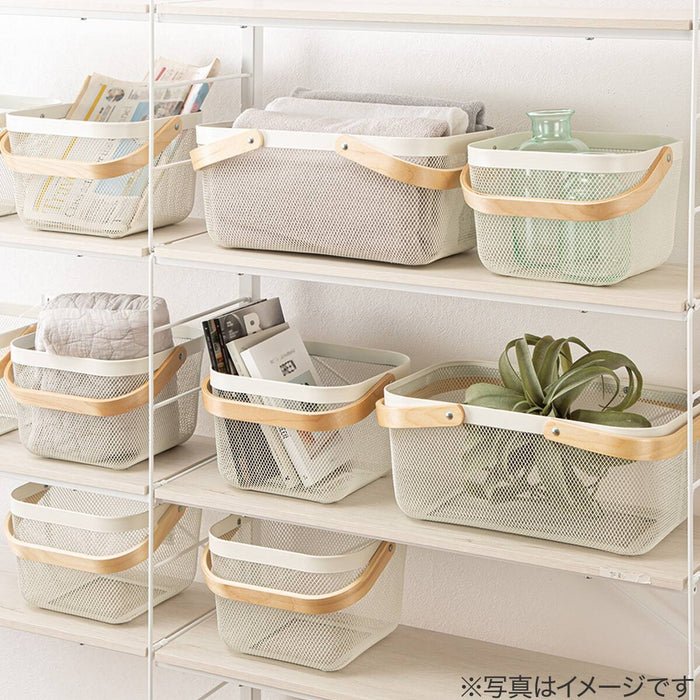 BASKET ET02 RECTANGLE WH