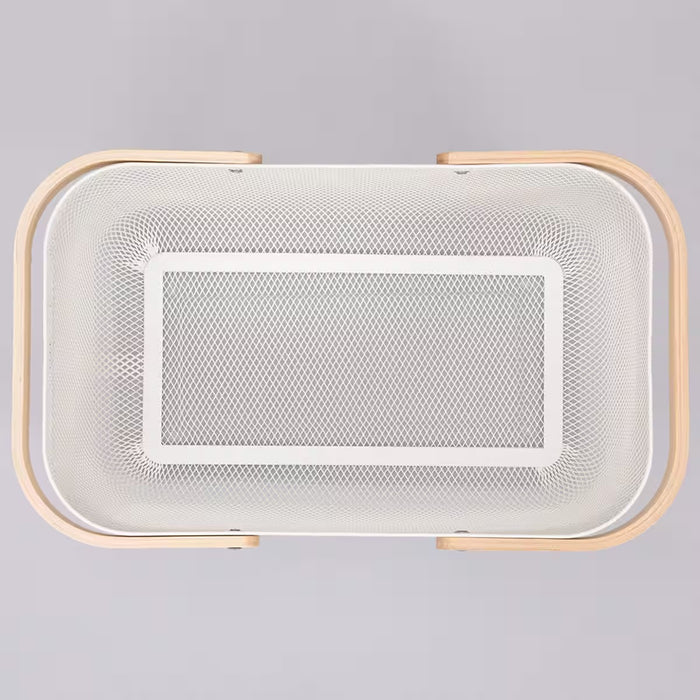 BASKET ET02 RECTANGLE WH