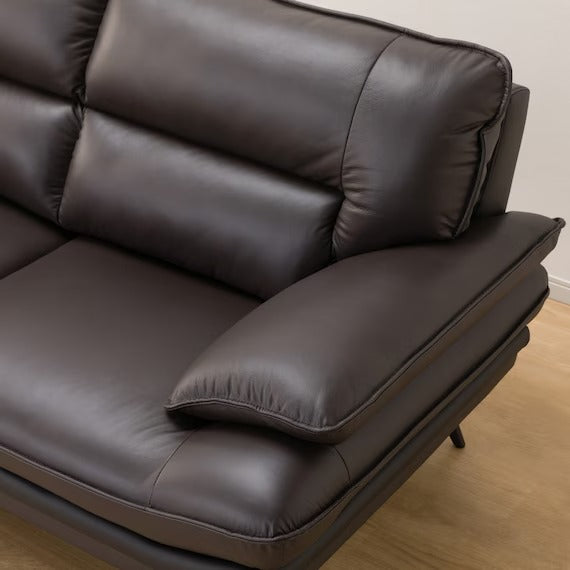 2.5P SOFA LOZO KD DBR LEATHER