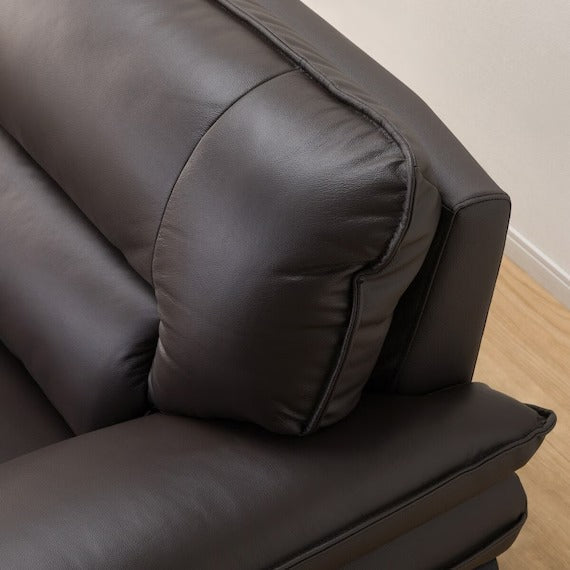 2.5P SOFA LOZO KD DBR LEATHER
