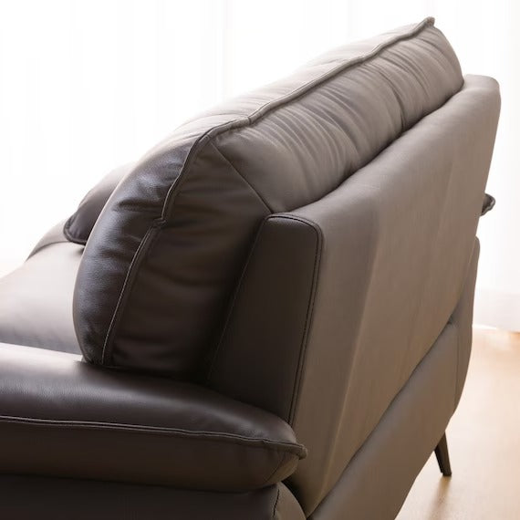2.5P SOFA LOZO KD DBR LEATHER
