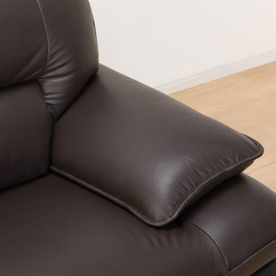 2.5P SOFA LOZO KD DBR LEATHER