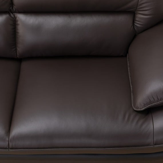 2.5P SOFA LOZO KD DBR LEATHER