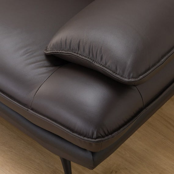 2.5P SOFA LOZO KD DBR LEATHER