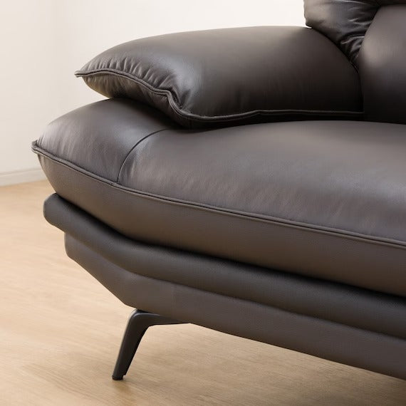 2.5P SOFA LOZO KD DBR LEATHER