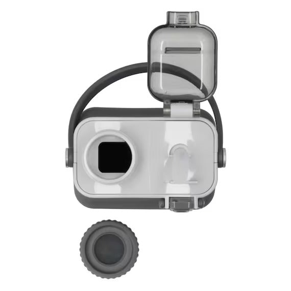 SILICONE FOLDING WATER BOTTLE 600ML DGY