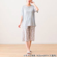 BỘ ĐỒ MẶC NHÀ HỌA TIẾT GẤU XANH XÁM L